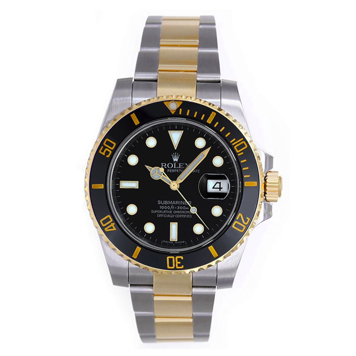 [CUSTOMIZABLE] PRE-OWNED ROLEX 40MM TWO-TONE SUBMARINER