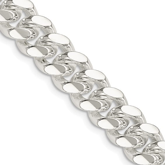 10.7mm 925 Sterling Silver Solid Miami Cuban Chain