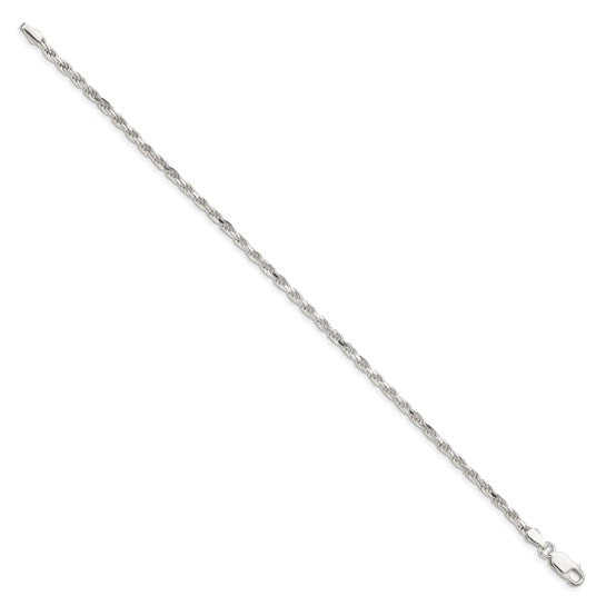2.25mm 925 Sterling Silver Rope Bracelets