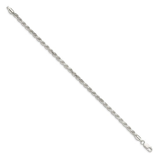 3.75mm 925 Sterling Silver Rope Bracelets