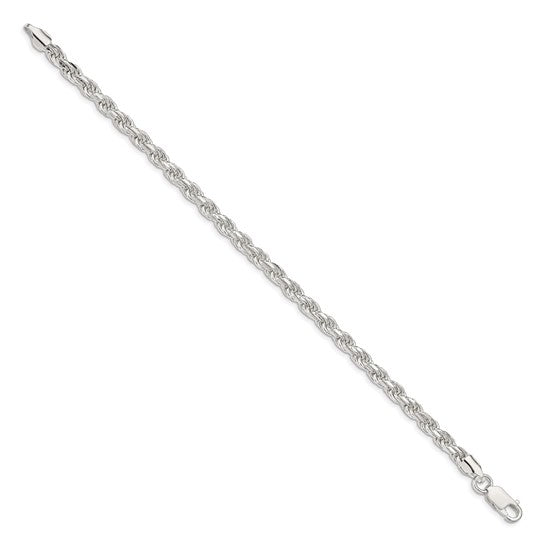 4.25mm 925 Sterling Silver Rope Bracelets