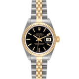 [CUSTOMIAZBLE] LADIES ROLEX 26MM TWO-TONE PRE-OWNED DIAMOND BEZEL 2CT