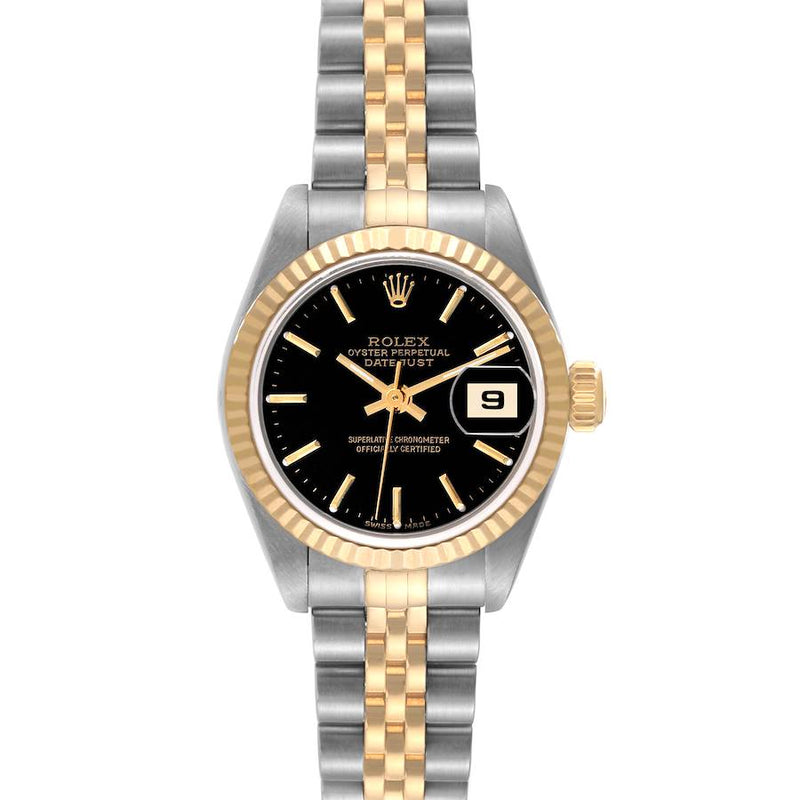 [CUSTOMIAZBLE] LADIES ROLEX 31MM TWO-TONE PRE-OWNED 3CT DIAMOND BEZEL