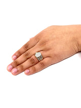 10K Yellow Gold Round Diamond Cluster Bridal Wedding Engagement Ring 2Ct
