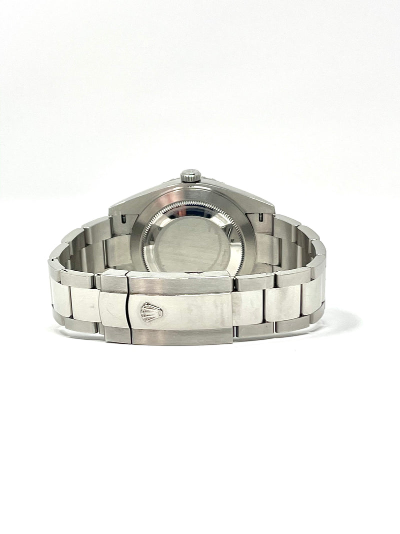 [Personalizable] Rolex Datejust de segunda mano 41 mm Bisel de diamantes de acero inoxidable de 4 quilates