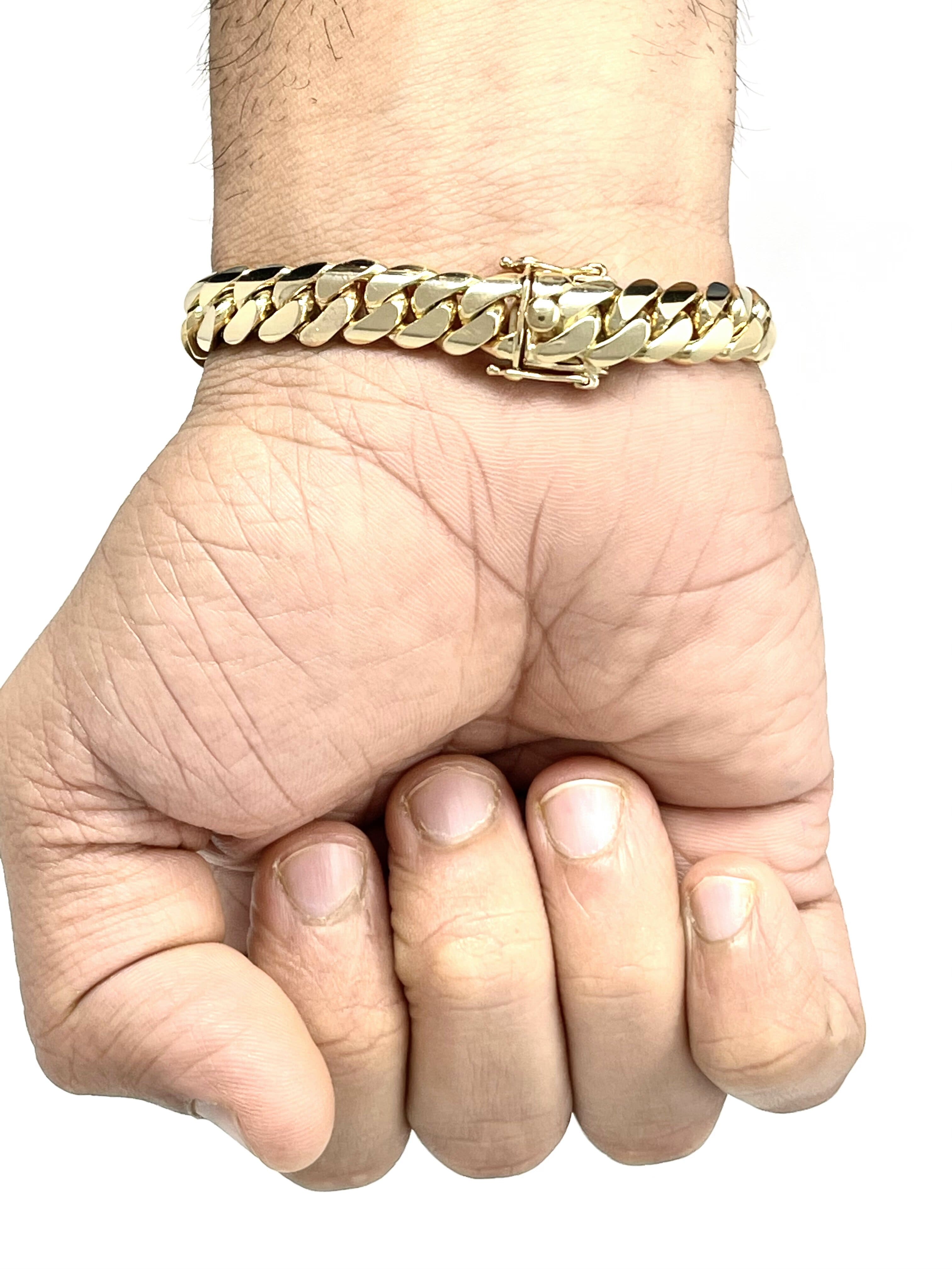 Miami cuban bracelet 10k Clearance