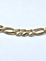 10K 5.5mm Solid Figaro Chain