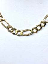 14K 12mm Solid Figaro Chain