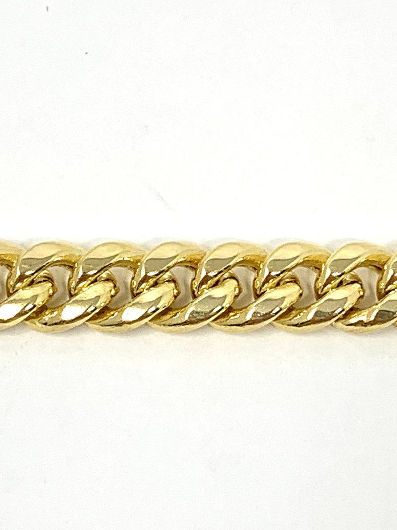 14K 7.5mm Semi-Solid Miami Cuban Bracelet