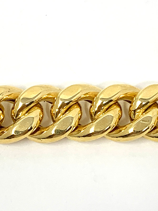 10K 13mm Semi-Solid Miami Cuban Bracelet