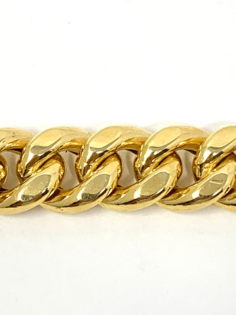 14K 13mm Semi-Solid Miami Cuban Bracelet