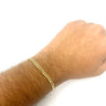 14K 3MM Solid Curb Link Bracelet | Classic Gold Jewelry