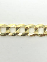 14K 2mm Solid Curb Link Bracelet